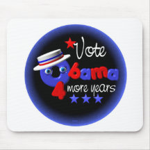 Obama 4 weitere Jahre Mousepads