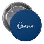 OBAMA-AUTOGRAMM BUTTON