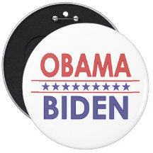 Obama-Biden Anstecknadelbuttons