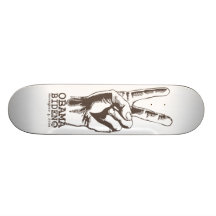 Obama, Biden FriedensSkateboard Skateboarddeck