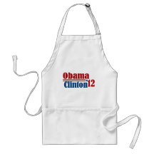 Obama Clinton 2012 Schürzen