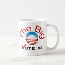 Obama das große Budget-Knopf keychain O-Abstimmung Teetasse