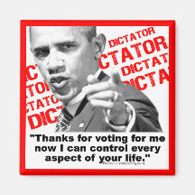 Obama der Diktator Kühlschrankmagnete