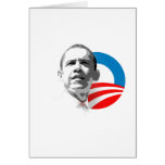 Obama-einfaches O2 Grußkarte
