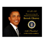 Obama-Einweihungs-Party Einladung - formal Postkarte
