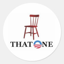 Obama für Präsidenten Runder Aufkleber