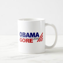 Obama Gore 2008 Tee Tasse
