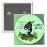 Obama-Hauben-Quadrat-Knopf Anstecknadelbuttons