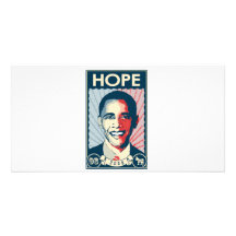 OBAMA-HOFFNUNG PHOTOKARTE