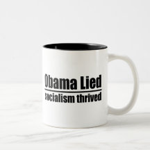 Obama lag, Sozialismus vorwärtskam Kaffee Tassen