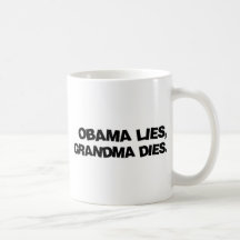 Obama-Lügen, Großmutter-Würfel Haferl