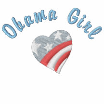 Obama-Mädchen Bestickte Polos