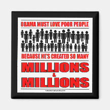 Obama muss arme Leute der Liebe - er hat so viele  Magnete