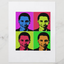 Obama-Porträt Flyerdruck