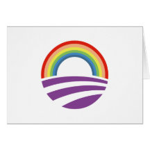 Obama-Regenbogen Grußkarten
