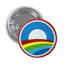 Obama-Regenbogen-Symbol 2012 Anstecknadelbutton
