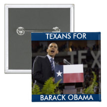 Obama_texas, BARACK OBAMA, TEXANS FÜR Buttons