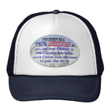 Obama-WTO Baseball Mützen