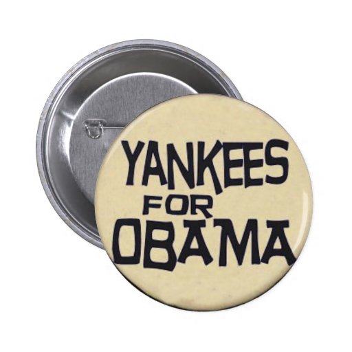 Obama-Yankee-Knopf Anstecknadelbutton
