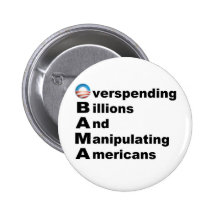 ObamaAcrostic Anstecknadel