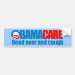 Obamacare - Biegung vorbei und Husten Autoaufkleber