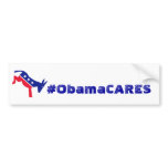 #ObamaCARES Autoaufkleber autoaufkleber