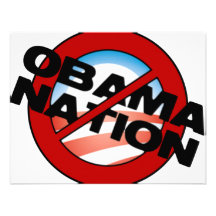 ObamaNation Kerl Ankündigungskarte