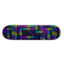 OBAMASkateboard 2012 Personalisierte Skateboards