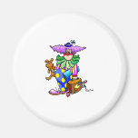 Obdachloser Clown Koffer u. Hund Magnets