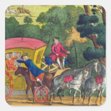 Oberst Jack, der Mary-Smith in Maidenhead Thic ber Quadratsticker