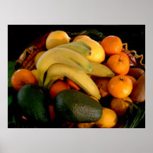 Obstkorb-Plakat
