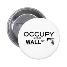 Occupy Wall Street Button