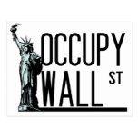 Occupy Wall Street - Freiheitsstatue Postkarte