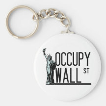 Occupy Wall Street - Freiheitsstatue Schlüsselanhänger