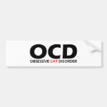 OCD - Besessene Katzen-Störung Autosticker