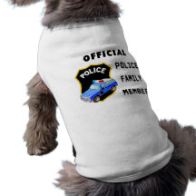 Offizielle Polizei-Familie Hund T-shirt