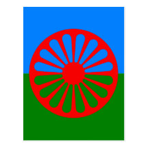 Offizielle Romany-Sinti und Romaflagge Postkarten