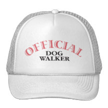 Offizieller Hundewanderer - Rosa Baseballmützen