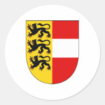 Offizielles Carinthia Wappen Österreich-Symbol Runder Sticker