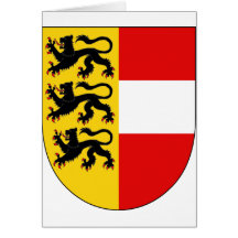 Offizielles Carinthia Wappen Österreich-Symbol Grußkarten