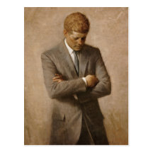 Offizielles das Haus-Porträt John F. Kennedy Postkarten