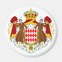 Offizielles Wappen Monacos Wappenkunde-Symbol Magnete