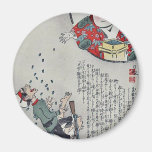 O'Fuko werfende Bohnen durch Kobayashi, Kiyochika Kühlschrankmagnete