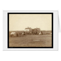 Oglala Schule u. indische Lager-Kiefer Ridge Sd 18 Karten