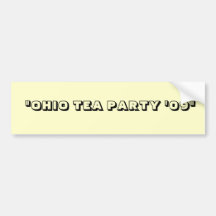 "OHIO-TEE-PARTY '09" AUTO STICKER