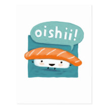 Oishii Sushi Postkarte