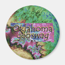 Oklahoma-Staat Geocaching liefert Magneten Geoswag