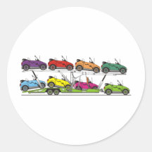 Öko-Auto-Fördermaschine Sticker