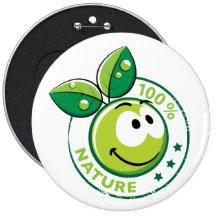 Ökologie: 100% Natur - Button