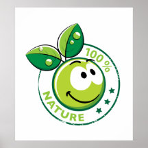 Ökologie: 100% Natur - Plakatdruck